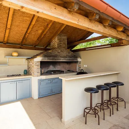 Krase Kids Friendly For 10 Persons Near With Sauna - Fitness & Playground Villa Rakalj