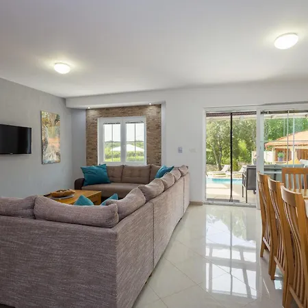 Krase Kids Friendly For 10 Persons In With Sauna - Fitness & Playground Rakalj